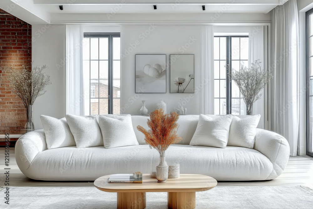 interior design of modern living room