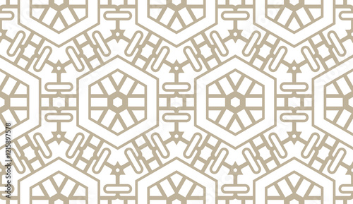 Simple seamless geometric pattern on color background. Vector illustration. Idea for fashion, interior design