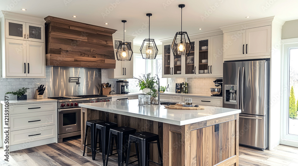 Modern Farmhouse Kitchen Design: Rustic Elegance and Style Modern Farmhouse Kitchen Design: Rustic Elegance and Style