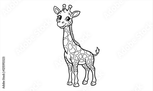 a cute animals vector art illustration