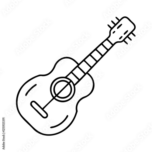 acoustic guitar vector