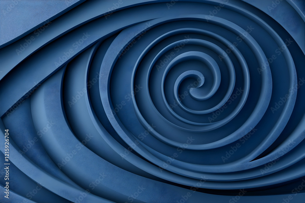 Abstract 3D Blue Spiral Background Abstract 3D Blue Spiral Background
