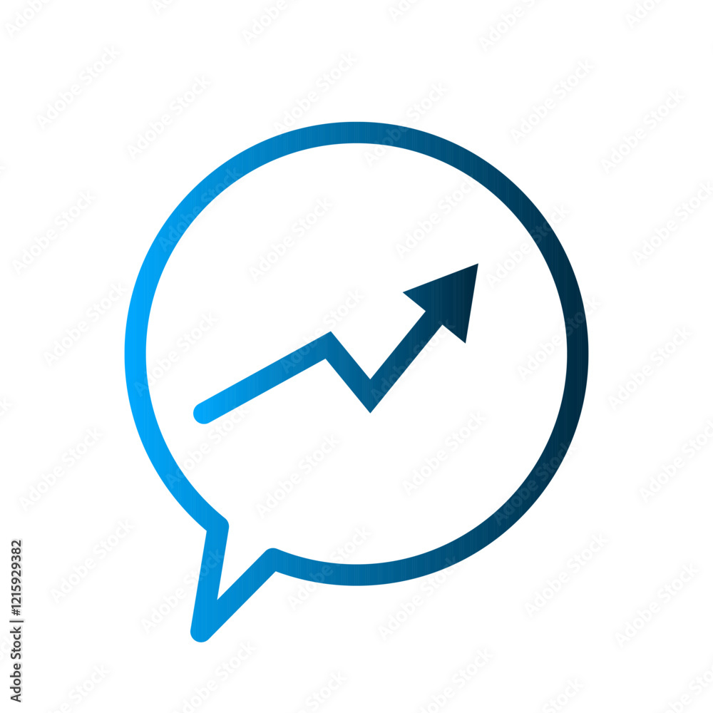 Trending icon design template Trending icon design template