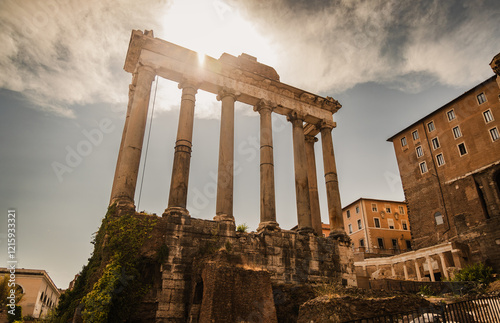 ruins of ancient roman forum