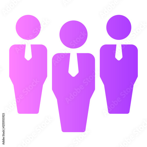partnership gradient icon