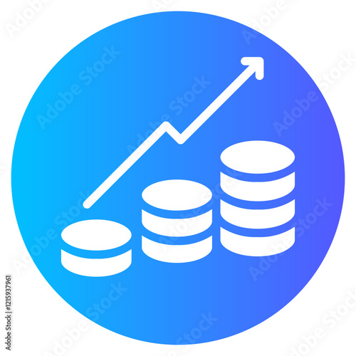 coin gradient icon