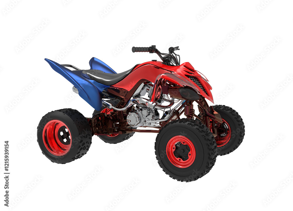 red quad bike