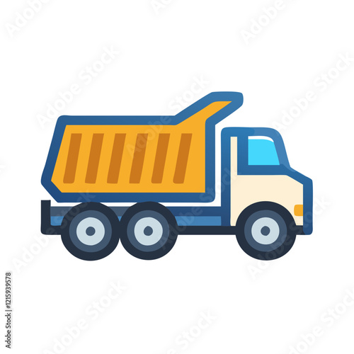 dump truck icon design