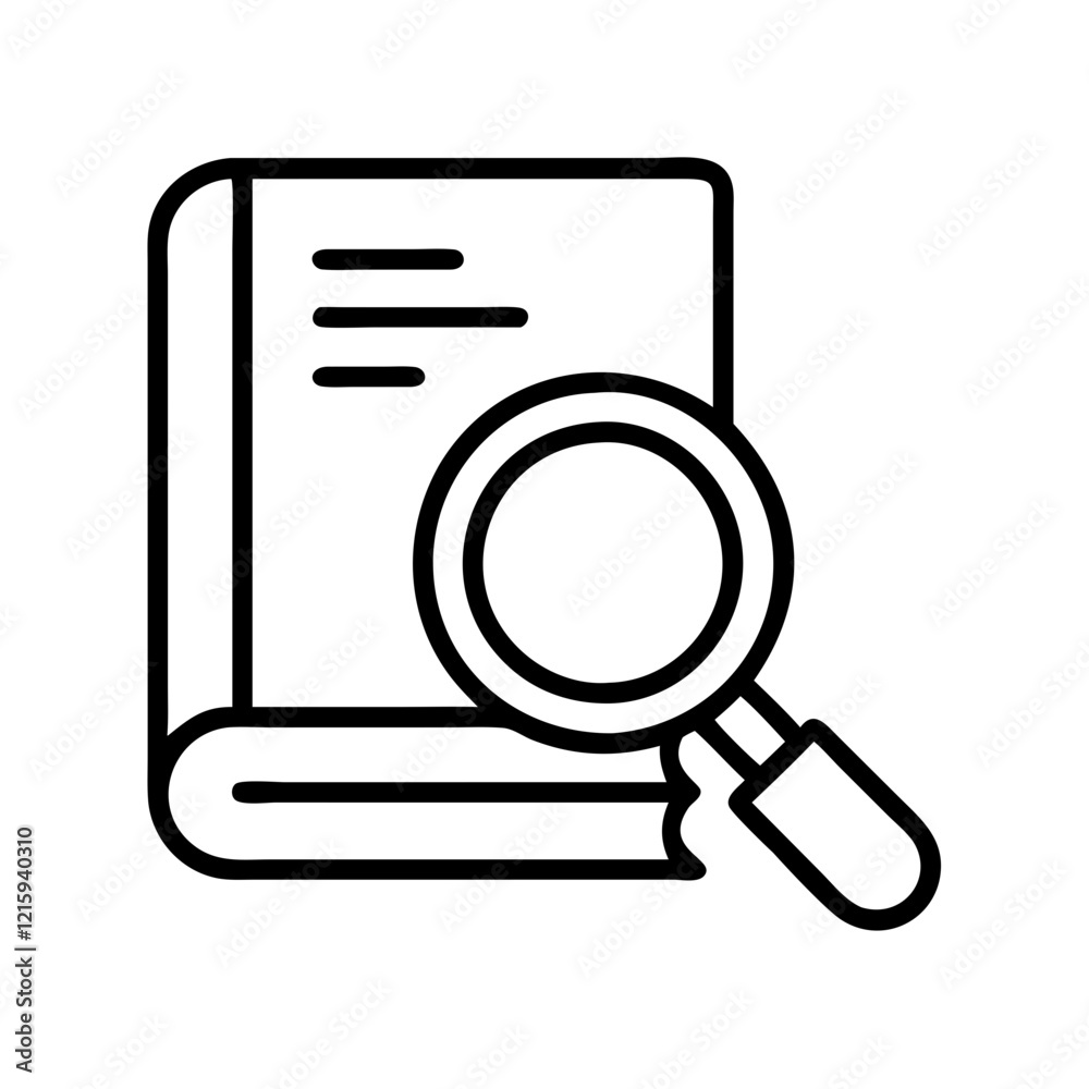 book-with-a-magnifying-glass SVG book-with-a-magnifying-glass SVG