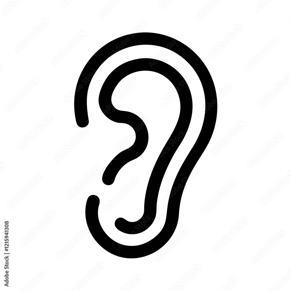 ear icon design ear icon design