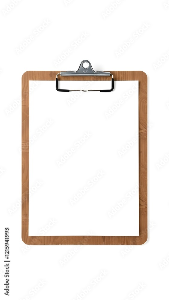 Clipboard with Blank paper Office Writing Mockup Document Notepad Working Organization Business Tool White backdrop Clipboard with Blank paper Office Writing Mockup Document Notepad Working Organization Business Tool White backdrop