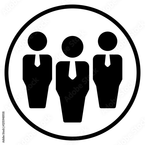 partnership glyph icon