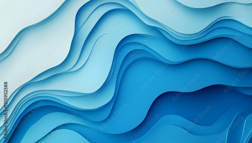Abstract blue wave background vector presentation design illustration on a white background. Abstract blue wave background vector presentation design illustration on a white background.