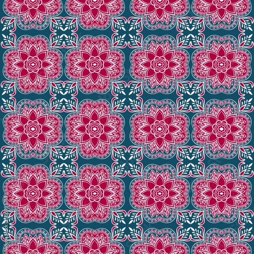 Beautiful designs decorate the tapestry of aesthetic beauty, and the blending of the rich tones create an elegant appearance. 
