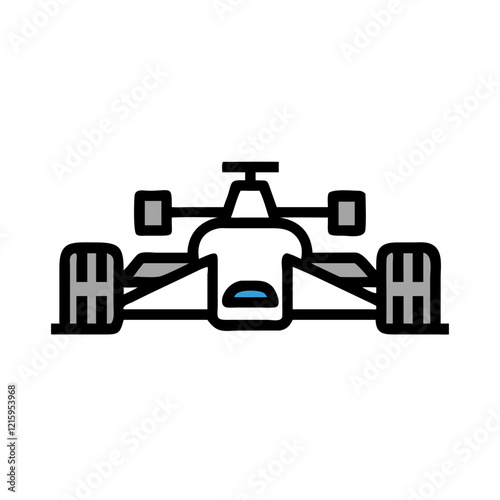 formula one car icon design