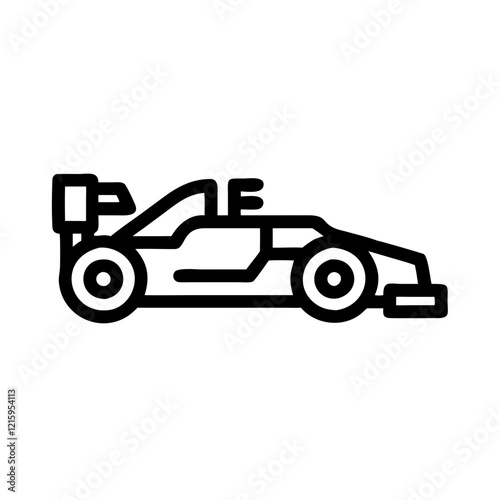 formula one car icon design