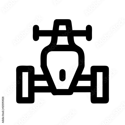 formula one car icon design