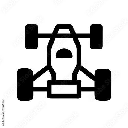 formula one car icon design