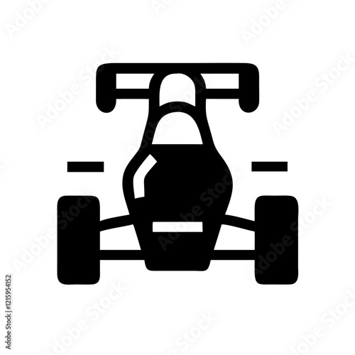 formula one car icon design