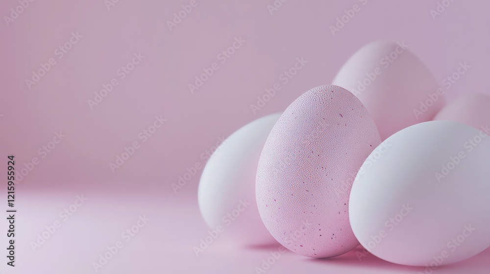 Easter Eggs concept with copyspace Easter Eggs concept with copyspace