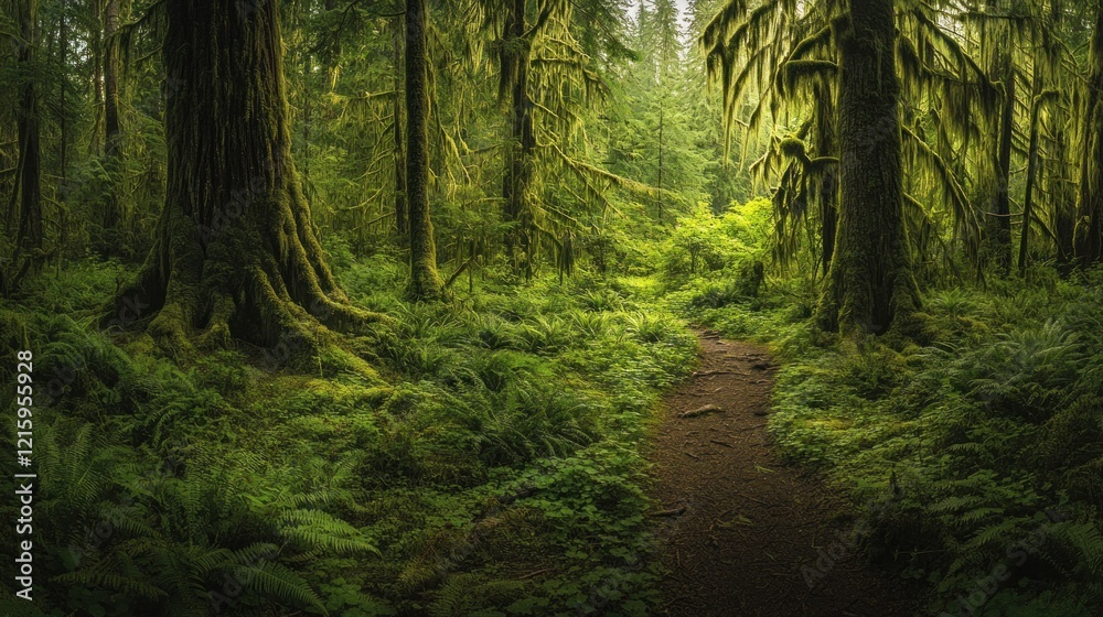 Enchanted Forest Path: A Journey Through Lush Greenery Enchanted Forest Path: A Journey Through Lush Greenery