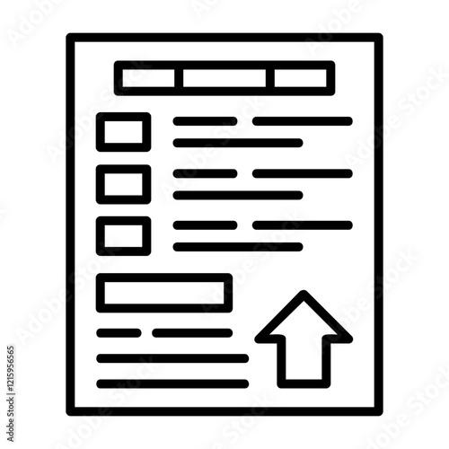 SERP Outline Style Icon