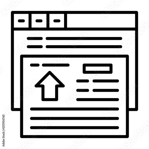 Redirect Outline Style Icon