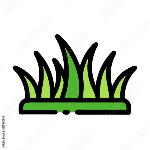 grass icon design