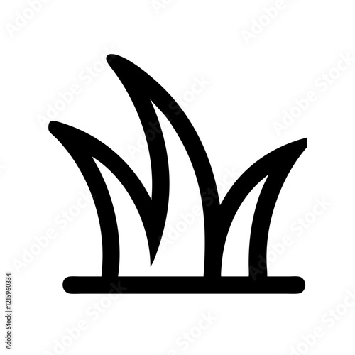 grass icon design