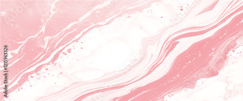 Vector abstract pink marble acrylic liquid surfaces texture design.