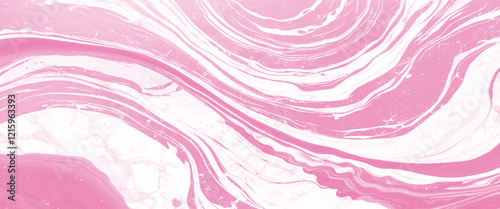 Vector abstract pink marble acrylic liquid surfaces texture design.