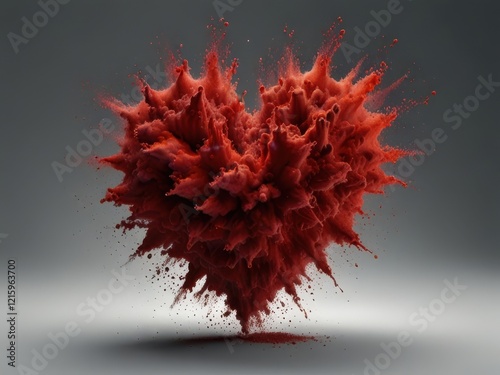 Heart-shaped dust
