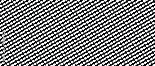Dynamic arrow movement: black and white vector illustration with negative and positive space, featuring opposing arrow pattern and illusion.