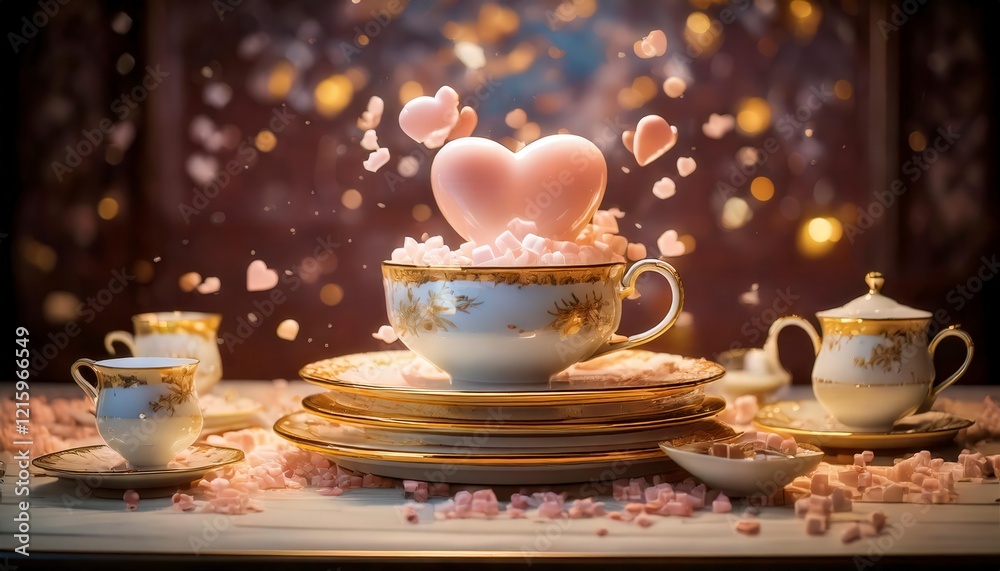 Fototapeta premium Valentines Day Background