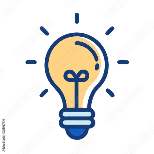 Idea, innovation, management icon design
