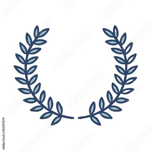 laurel wreath icon design