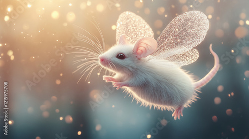 Whimsical Flying Mouse: A d...
