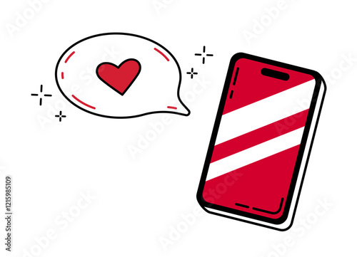 Like notification on phone