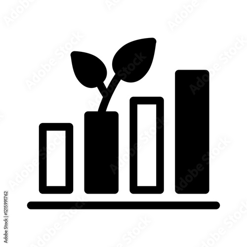 investment graph solid style