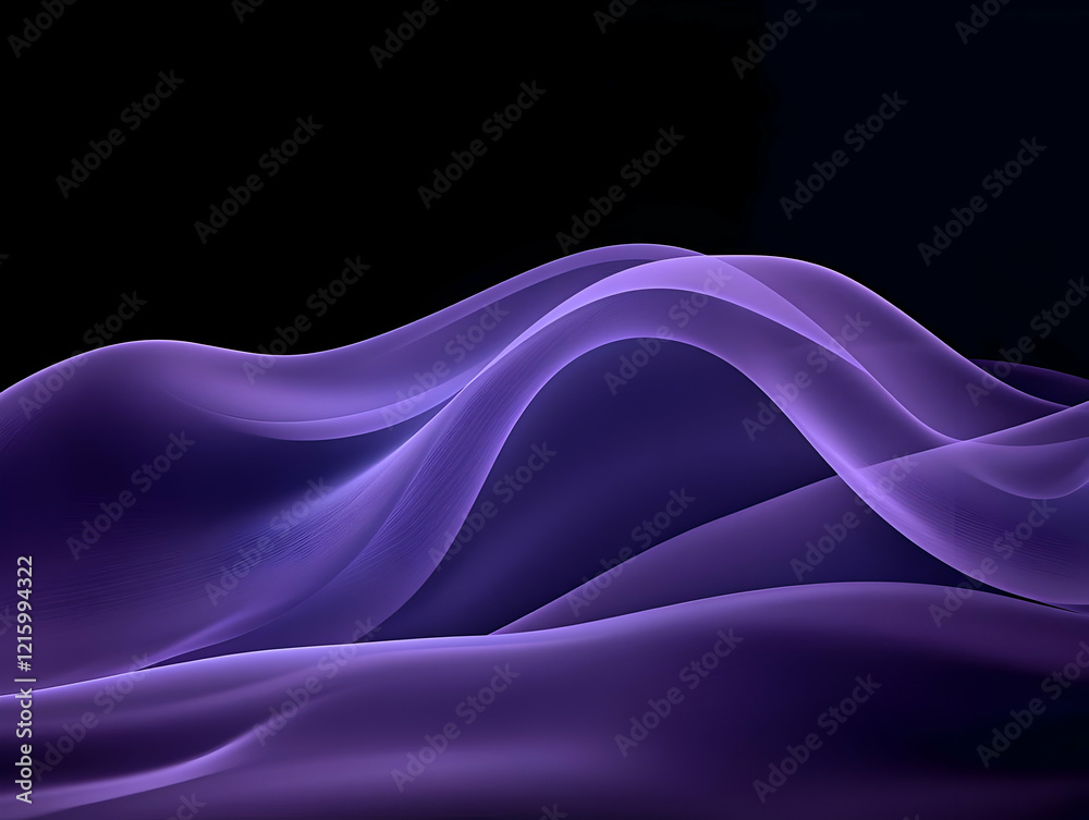 Obraz premium Purple Abstract Wave Background Illustration