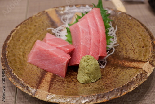 Decorative of Japanese Stype foods in the Restaurant photo