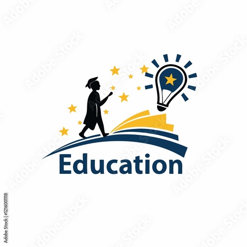 University , collage, school educational logo design