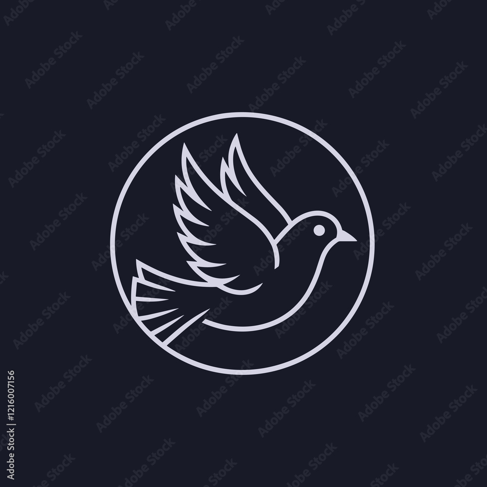 Minimalist Bird Icon Design Minimalist Bird Icon Design
