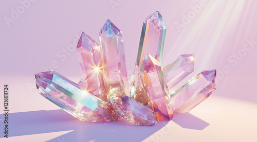 spirutual quartz crystal stones photo