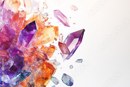 spirutual quartz crystal stones photo