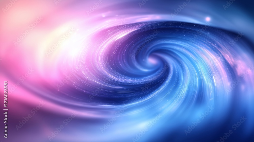 Fototapeta premium Stunning Abstract Representation of a Cosmic Vortex in Motion