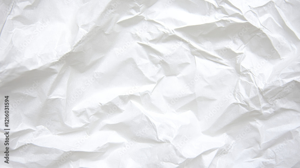 High - Quality Background of White Crumpled, Creased, Glued and Wrinkled Paper Poster Texture, Ideal for Vintage or Artistic Design High - Quality Background of White Crumpled, Creased, Glued and Wrinkled Paper Poster Texture, Ideal for Vintage or Artistic Design