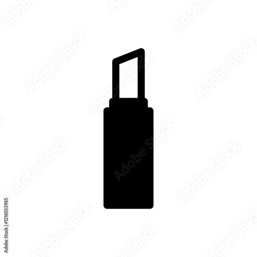 Lipstick with a pointed tip in a sleek design.