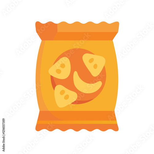 snack chips icon design