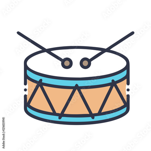 snare drum icon design